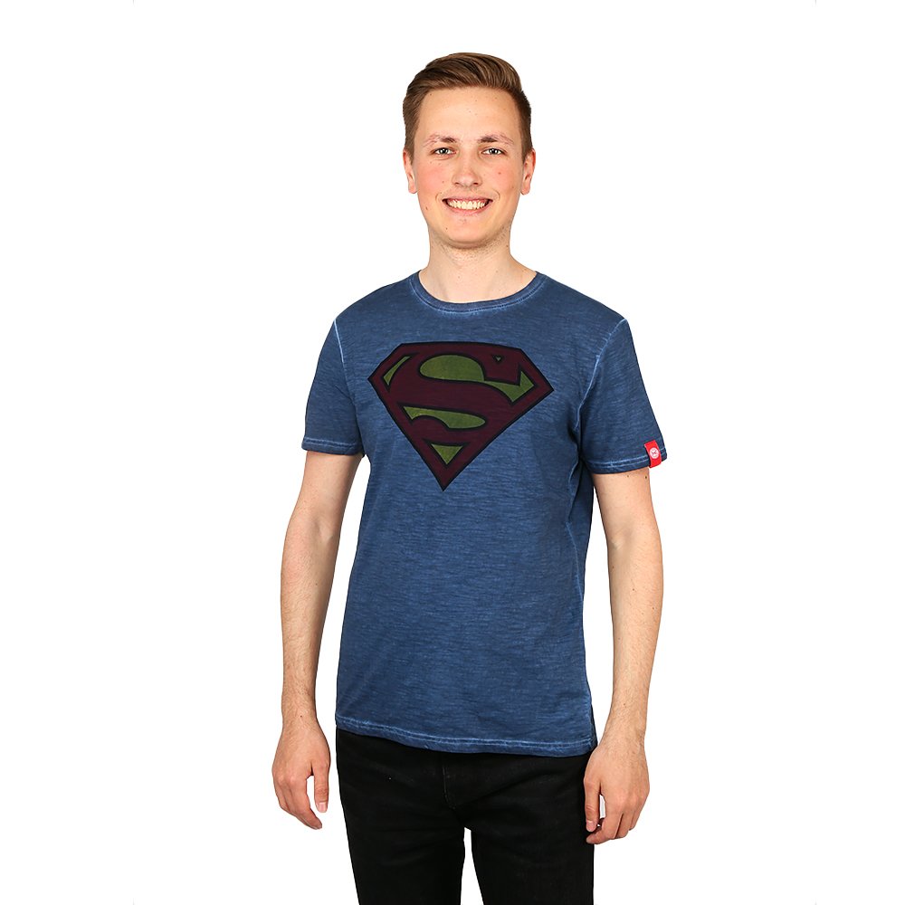 Tricou barbati Superman albastru inchis