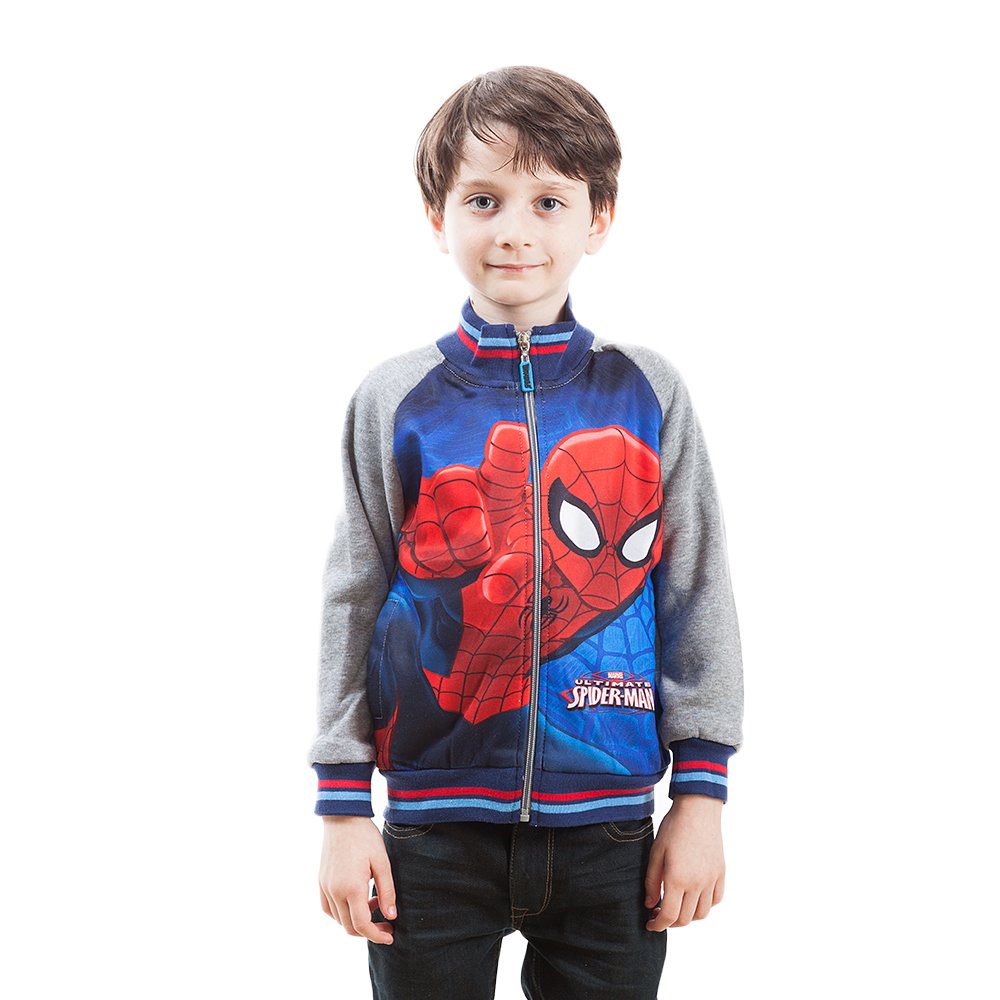 Bluza trening baieti Marvel Ultimate Spider-Man gri