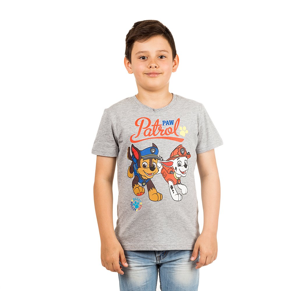 Tricou baieti Paw Patrol Ready for Action gri