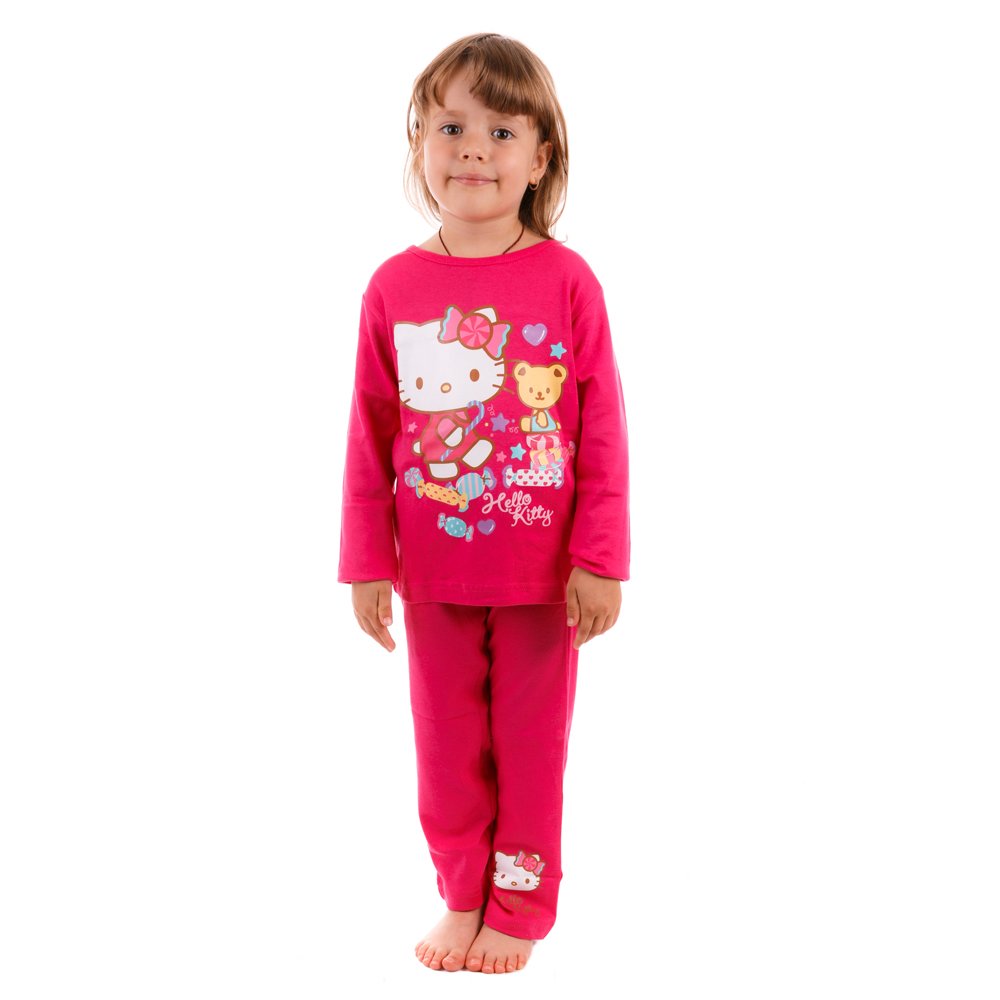Pijama fete Hello Kitty Candy fucsia