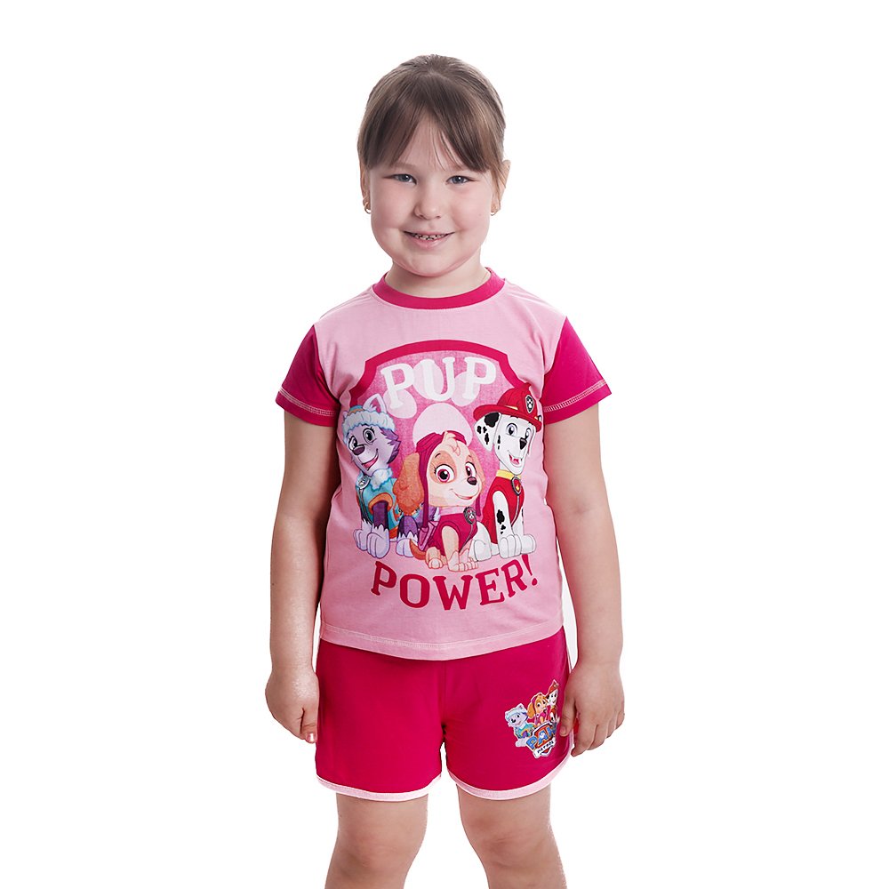 Compleu fete Paw Patrol Pup Power fucsia