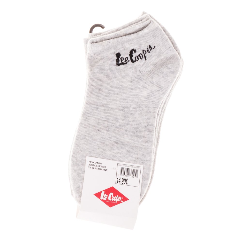 Set 3 perechi sosete dama Lee Cooper Laureen gri