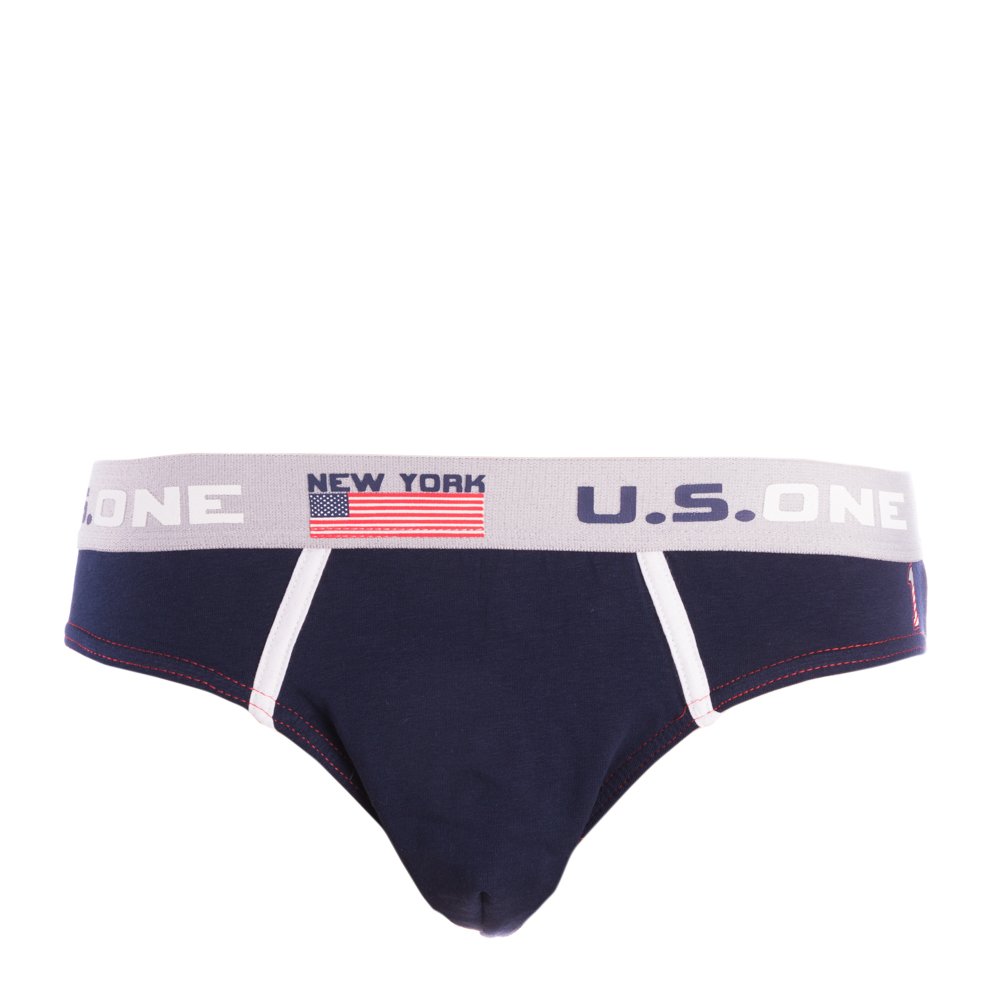 Set 3 perechi chiloti US ONE gri albastru navy