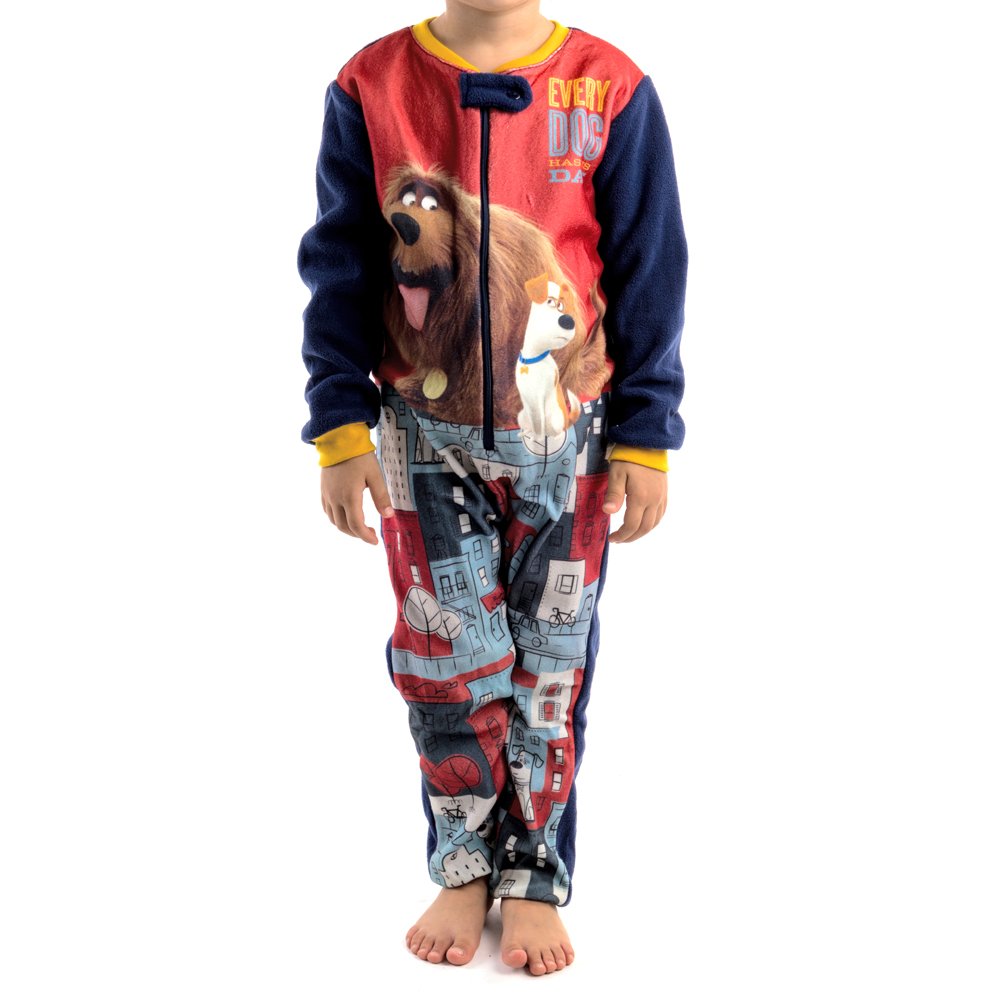 Pijama salopeta baieti The Secret Life of Pets navy