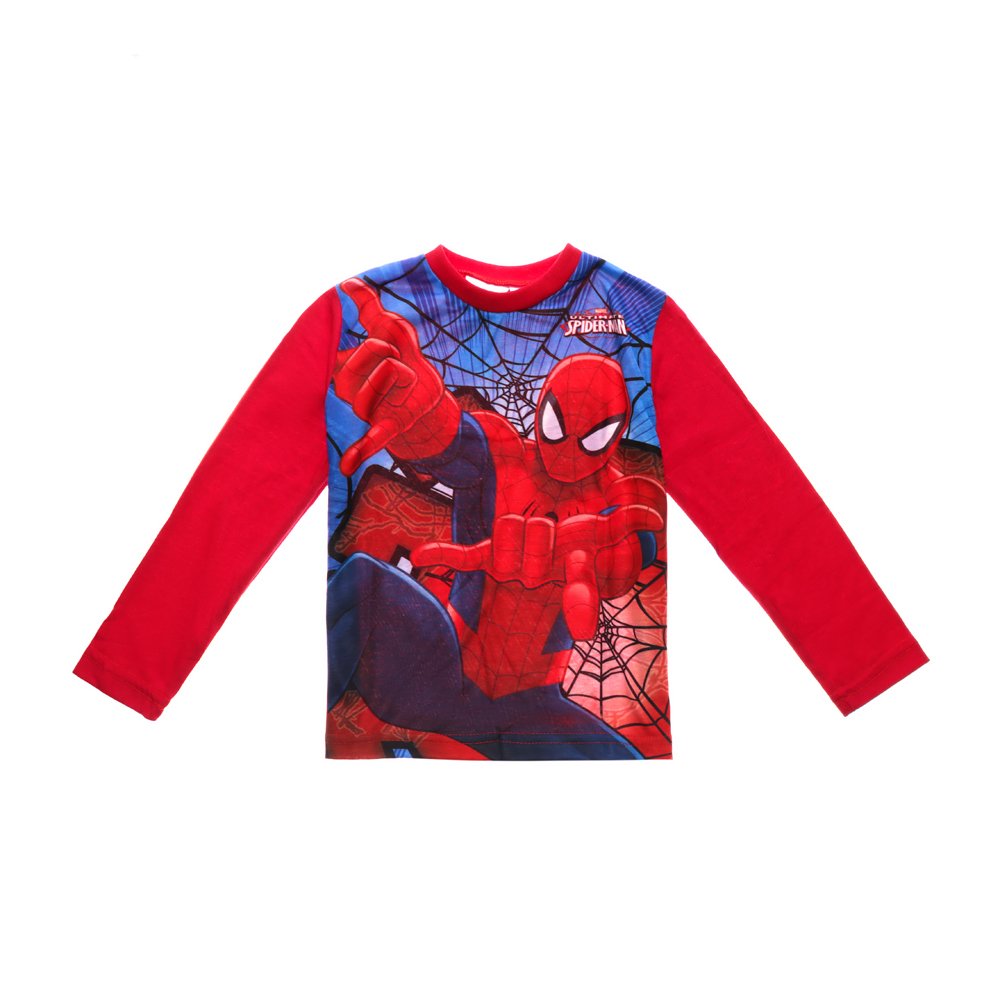 Tricou maneca lunga baieti Ultimate Spider-Man rosu