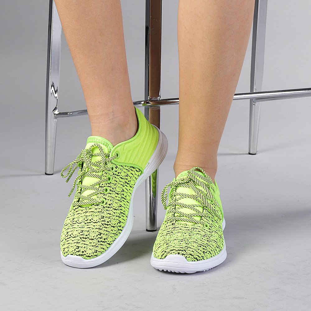 Pantofi sport dama Athalia verde neon