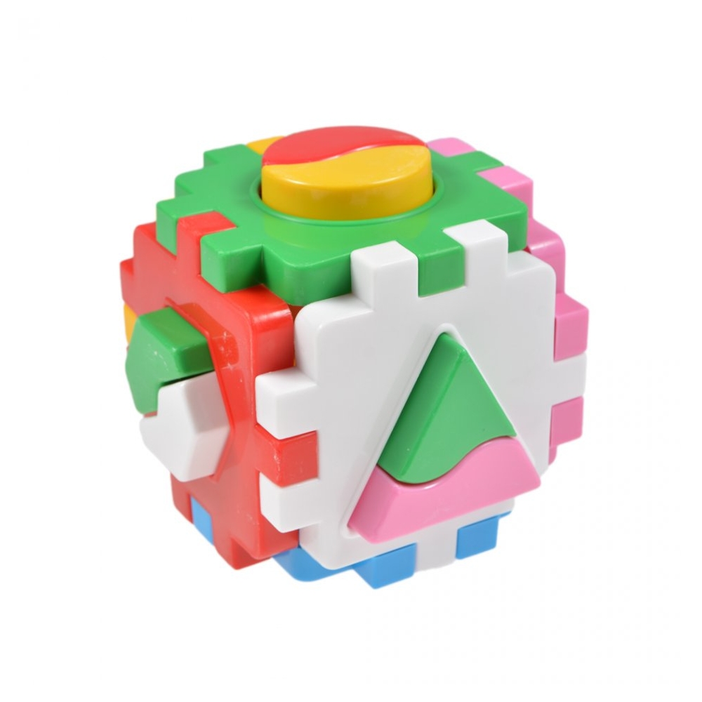 Joc educativ cu forme geometrice, joc de indemanare pentru copii, multicolor, Maxx, 2452