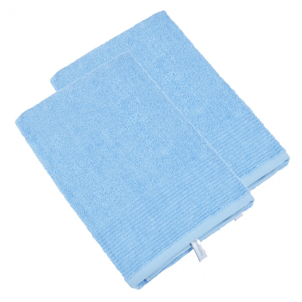 Set 2 prosoape bumbac 100%, Frottana, 50 x 100 cm, 450 gr/mp, bleu, superabsorbant