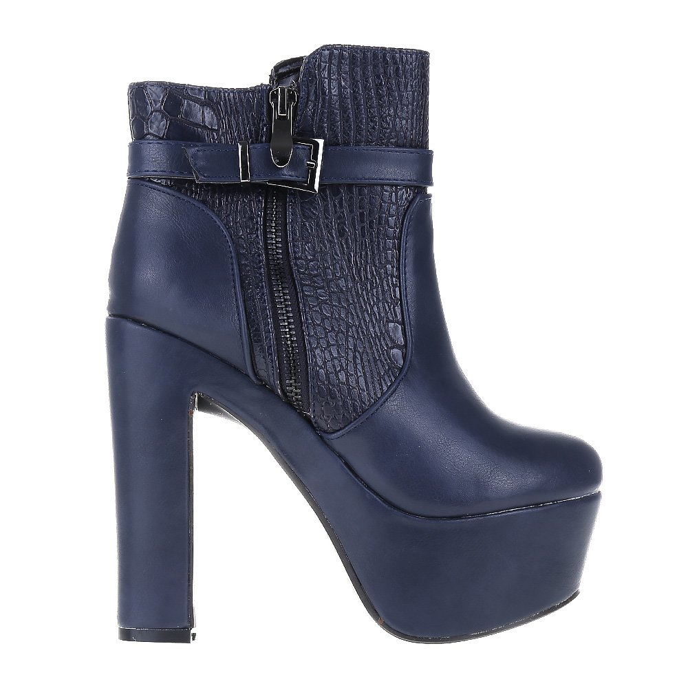 Botine dama Reyes navy