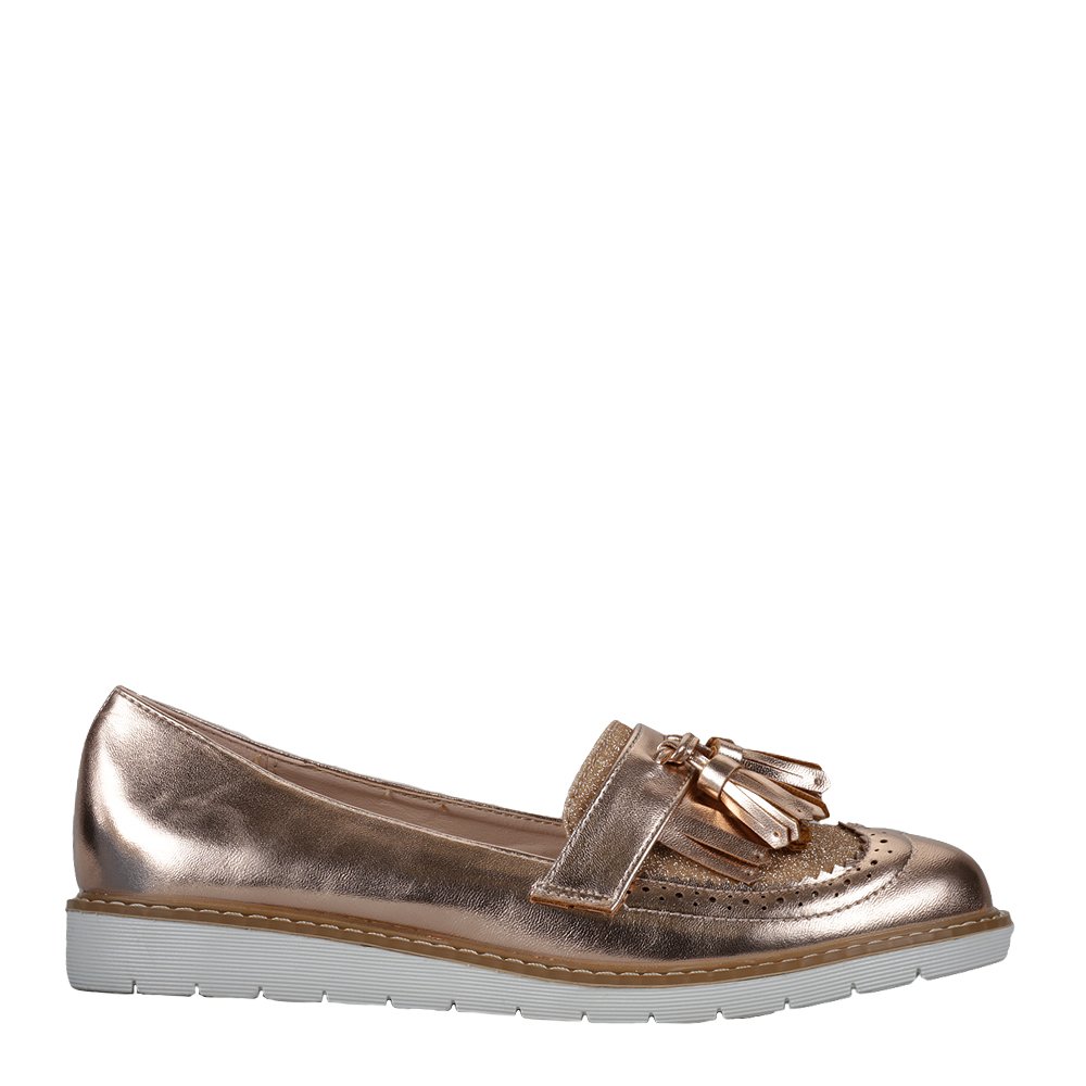 Mocasini dama Fallon bronze