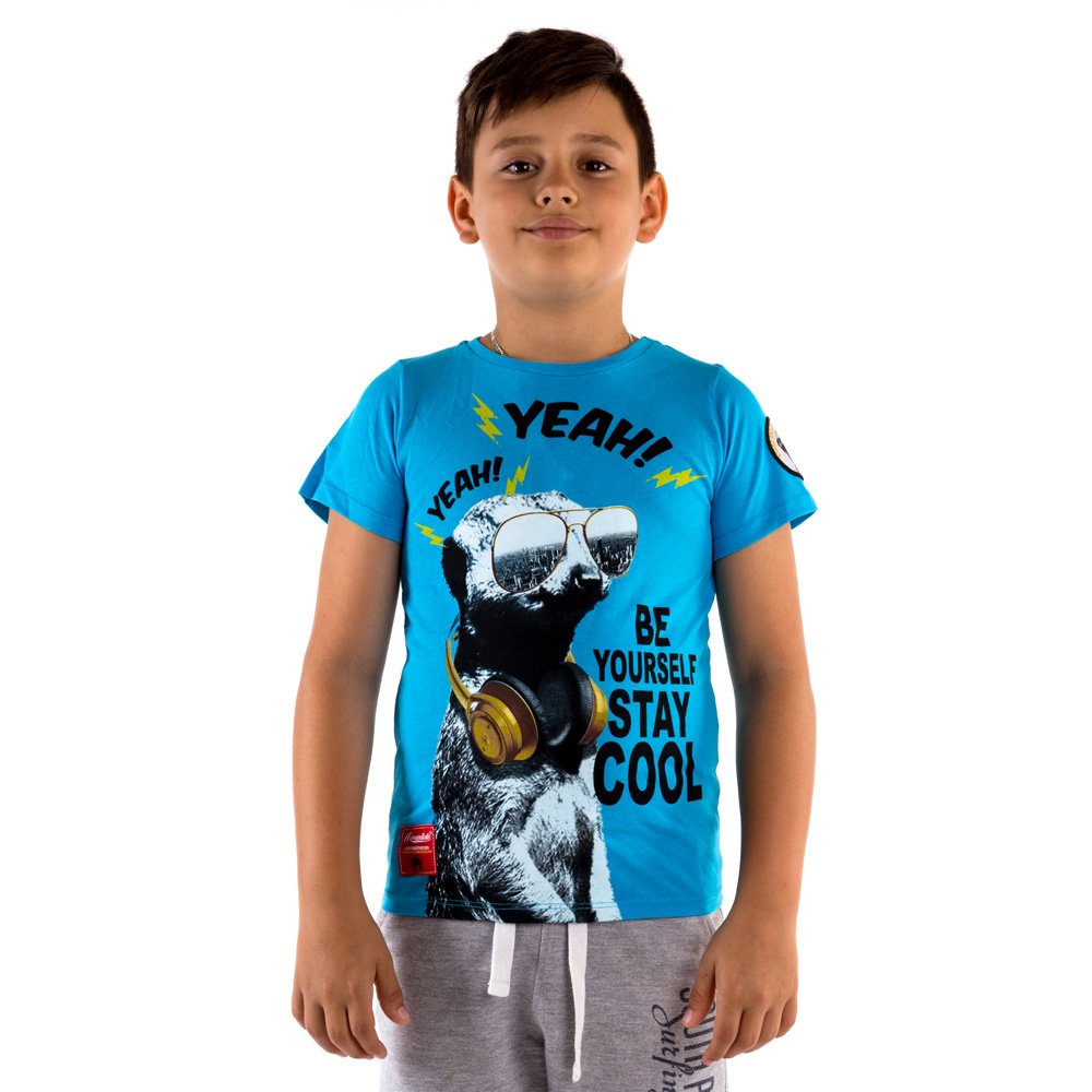 Tricou baieti Aeropilote Be Yourself albastru