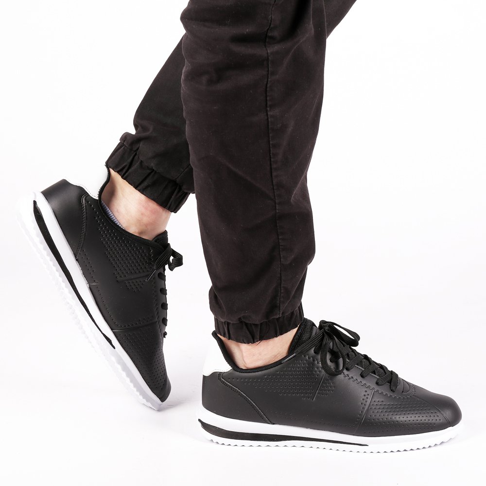 Pantofi sport barbati Merrick negru cu alb