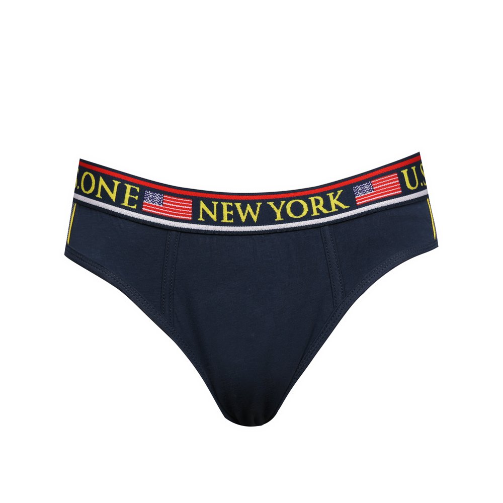 Set 3 perechi chiloti US ONE gri navy albastru