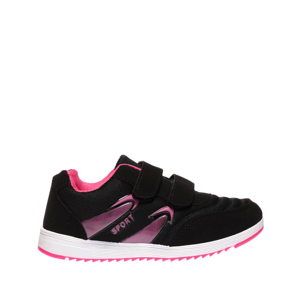 Pantofi sport copii Brock negru cu roz