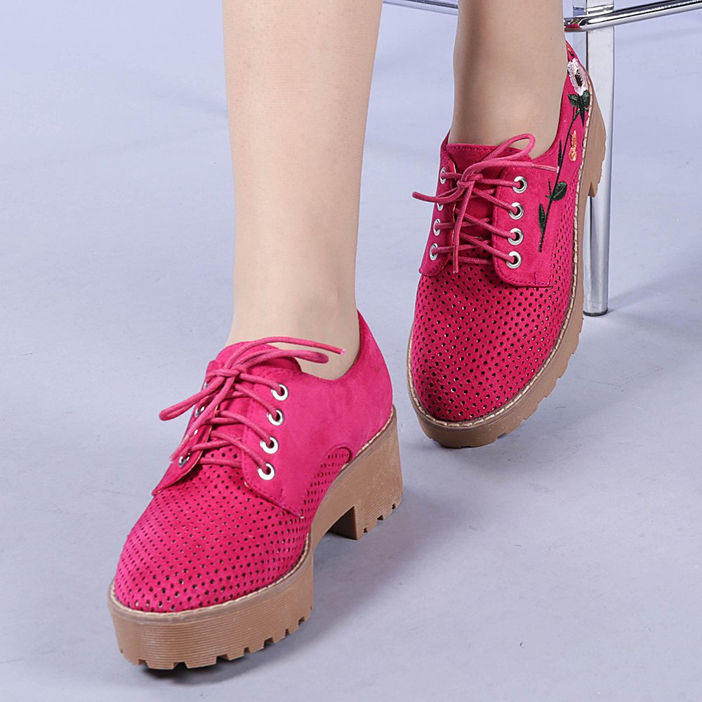 Pantofi casual dama Nazira fuchsia