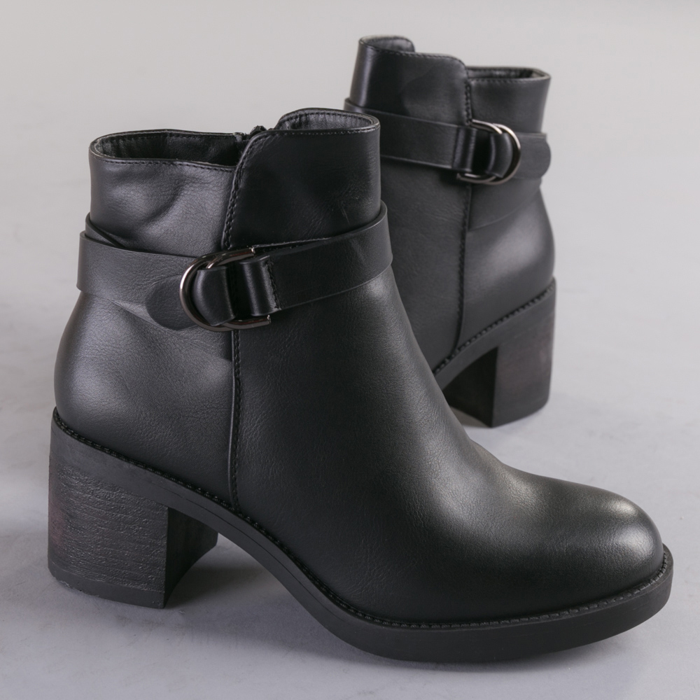 Botine dama Manta negre