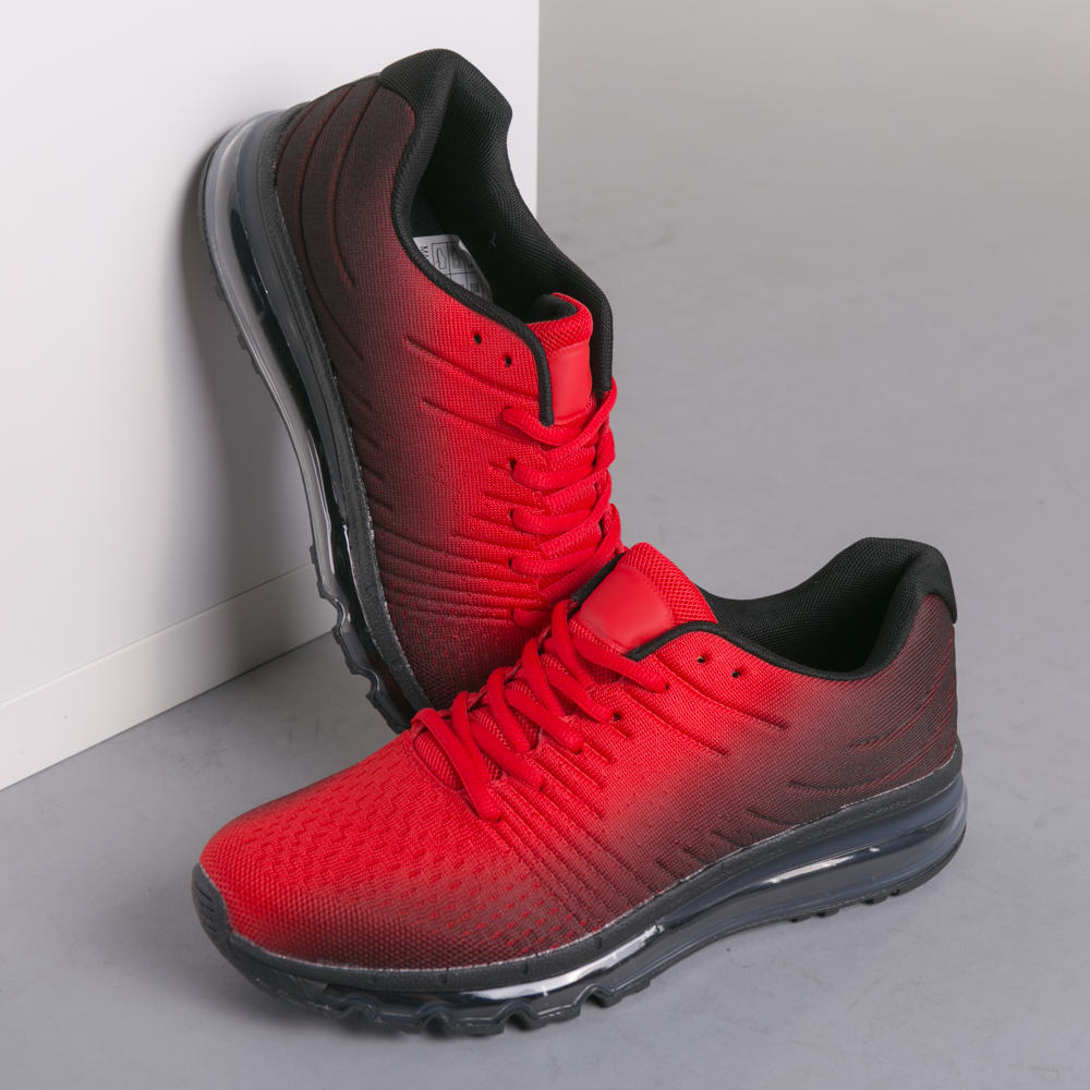 Pantofi sport barbati Toris rosu cu negru