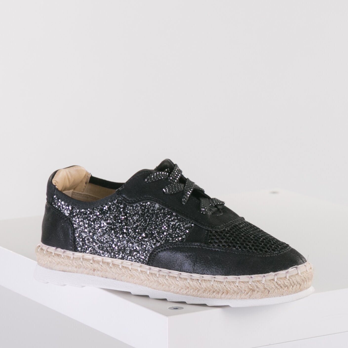 Espadrile dama Monalisa negre