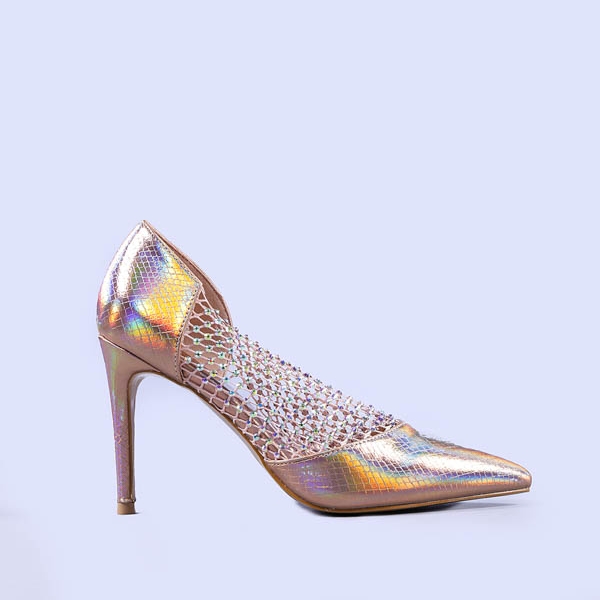 Pantofi dama Meda champanie
