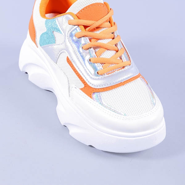 Pantofi sport dama Lindsay portocalii