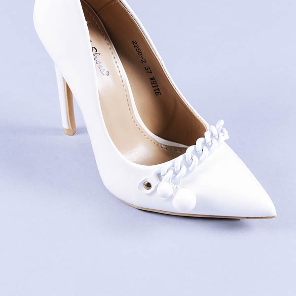 Pantofi dama Adriana albi