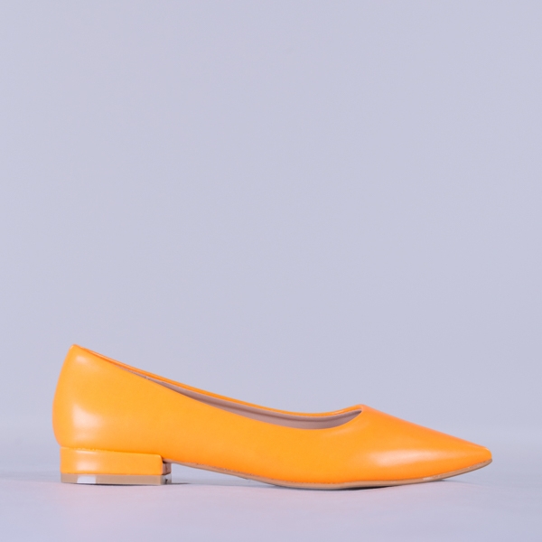 Pantofi dama Londa portocalii, 5 - Kalapod.net