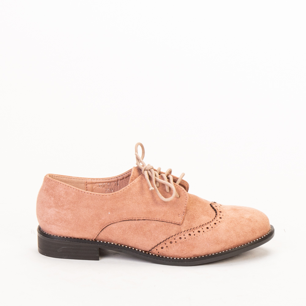 Pantofi dama casual Dollie roz inchis