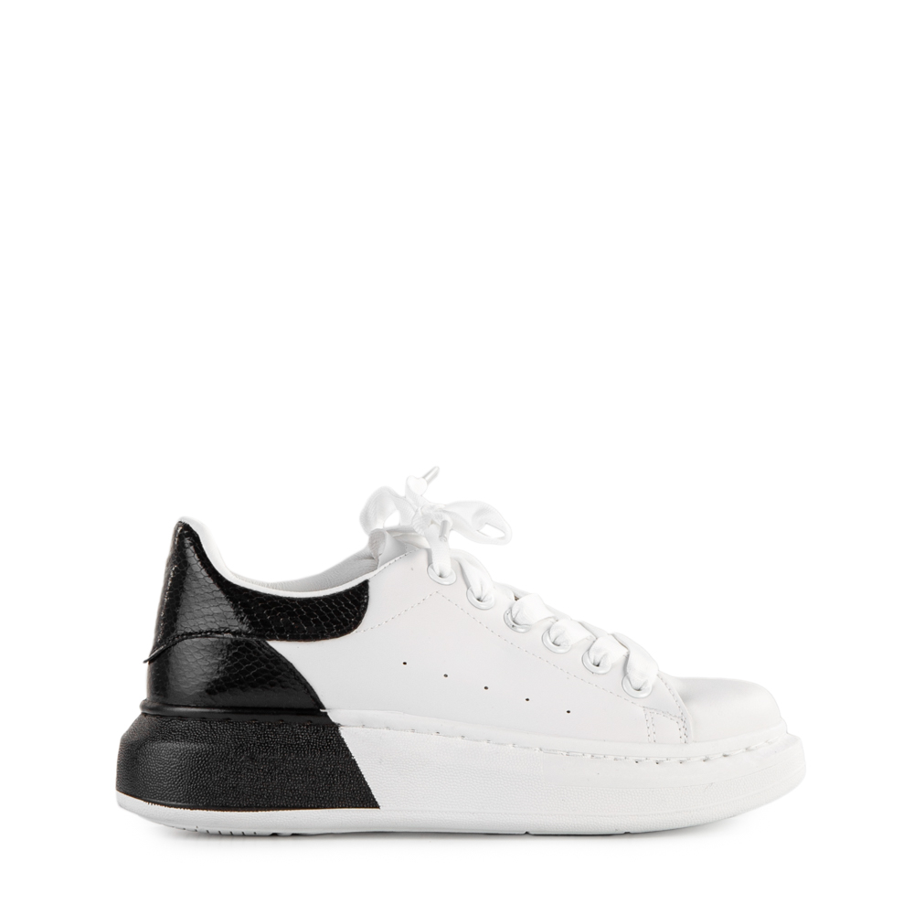 Pantofi sport dama Davas albi cu negru