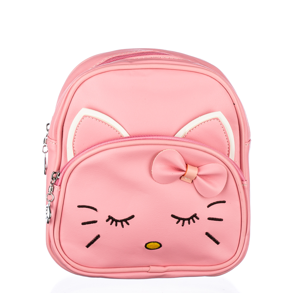 Rucsac copii Kitty Roz piele ecologica