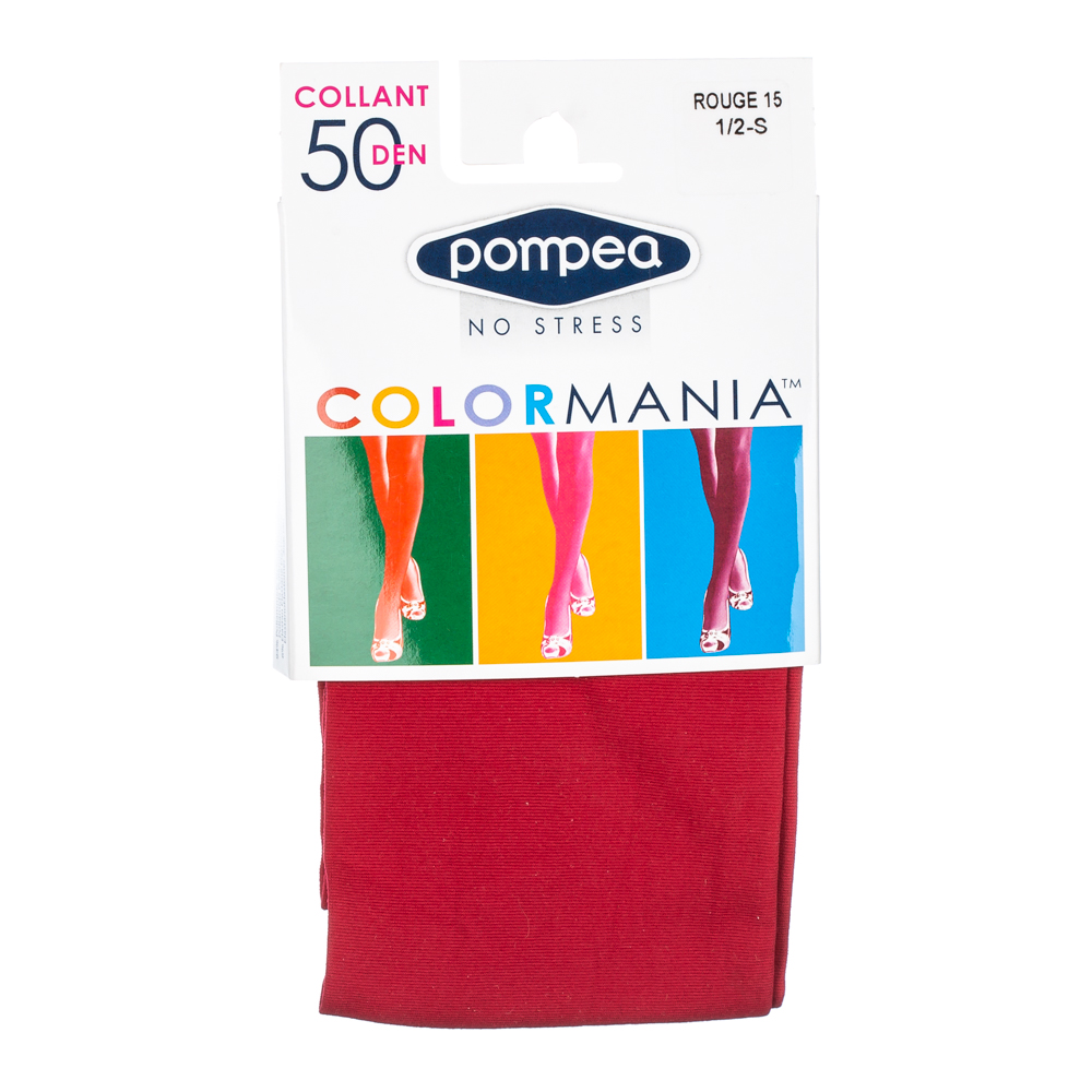 Dres 50 DEN POMPEA COLORMANIA ROSU 1/2S