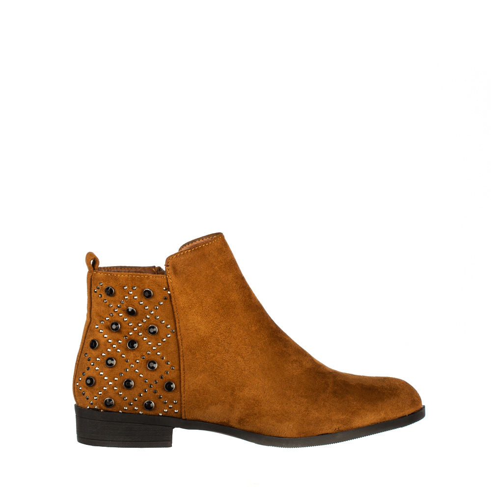 Botine dama Isabelle camel