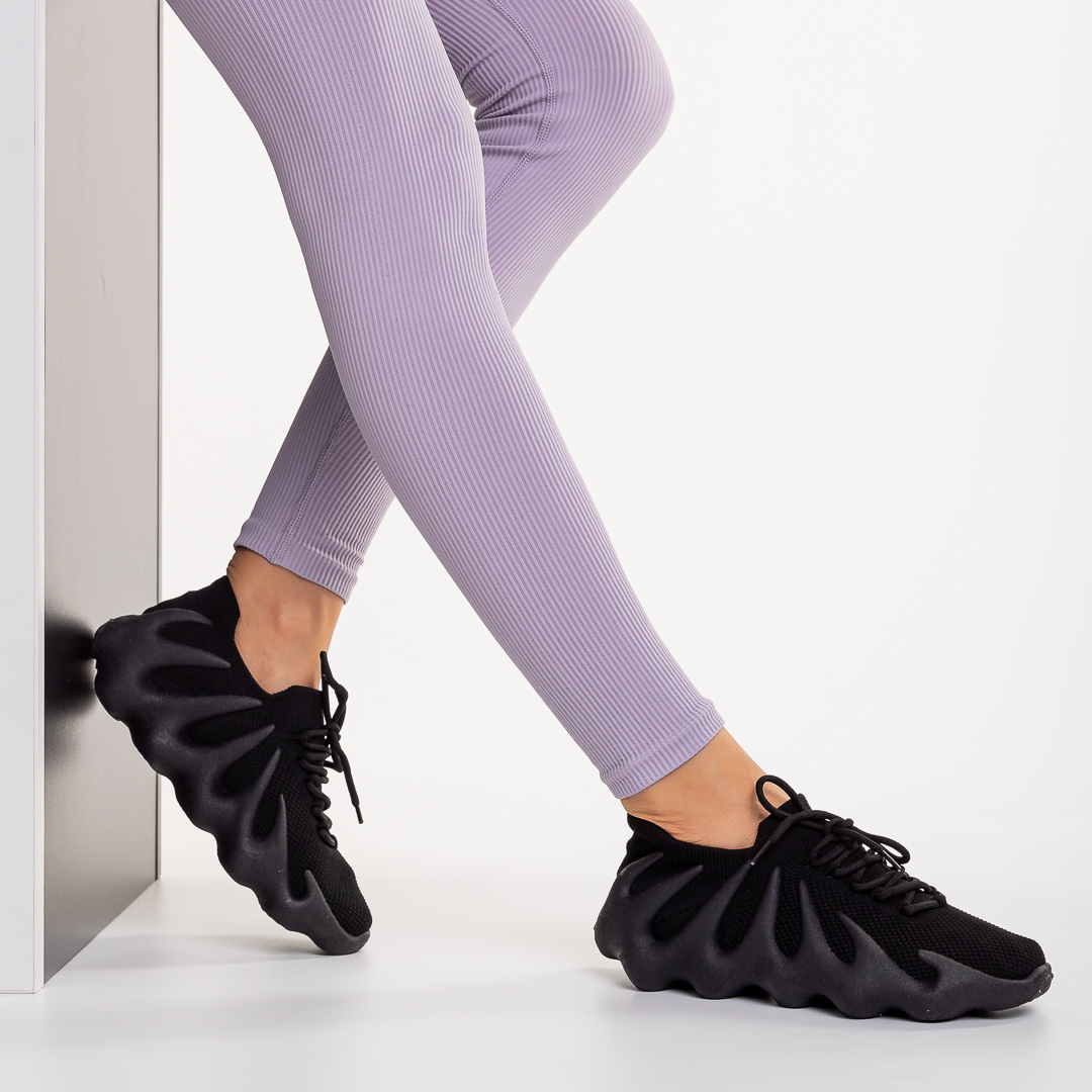 Pantofi sport dama negri din material textil Dioma - Kalapod.net