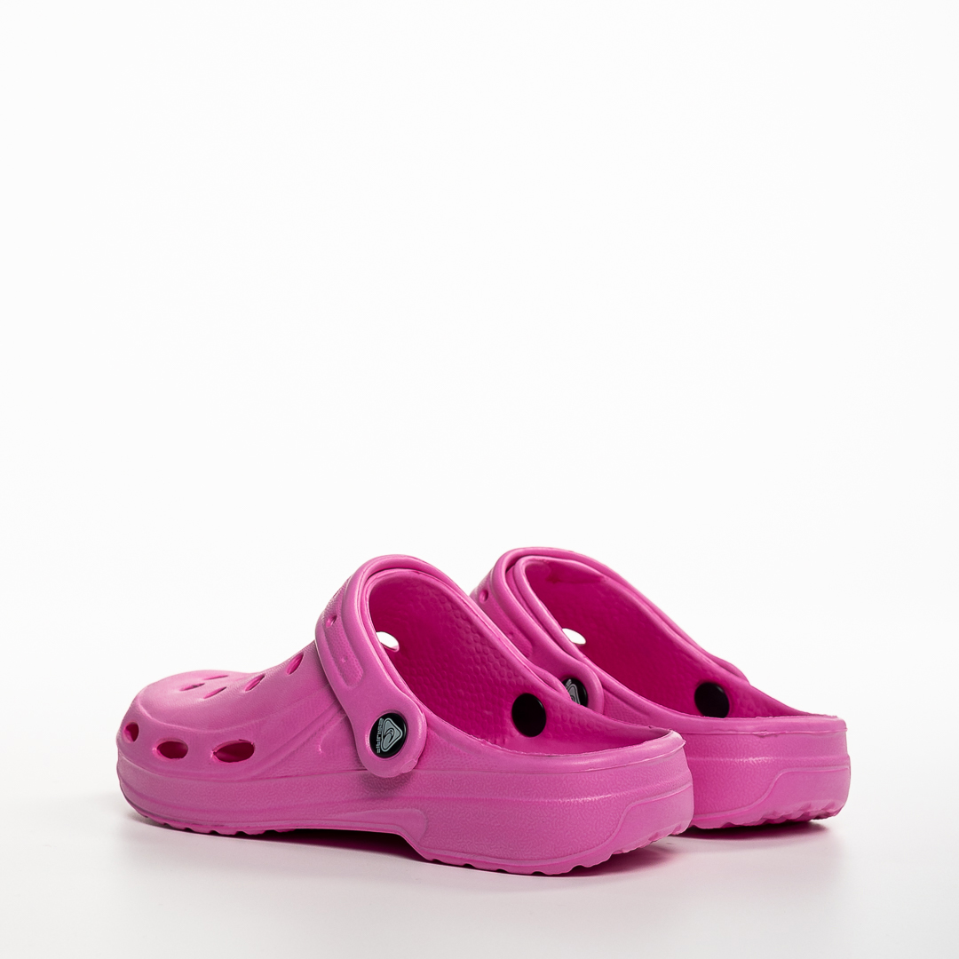 Papuci copii roz din material sintetic Theona, 4 - Kalapod.net