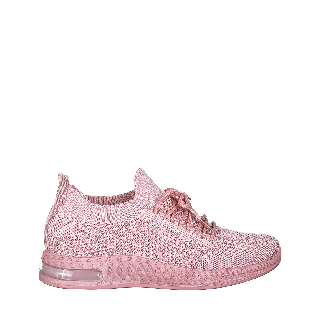 Pantofi sport dama roz din material textil  Vayda, 2 - Kalapod.net