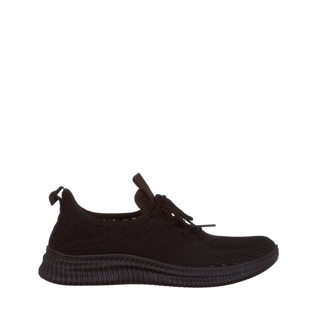 Pantofi sport dama negre din material textil Frieda, 2 - Kalapod.net