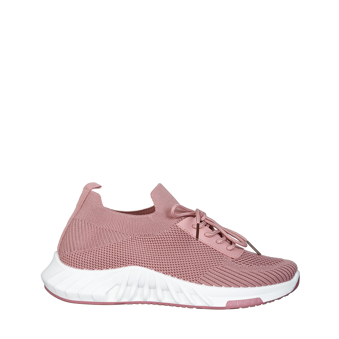 Pantofi sport dama roz din material textil Cadence, 2 - Kalapod.net