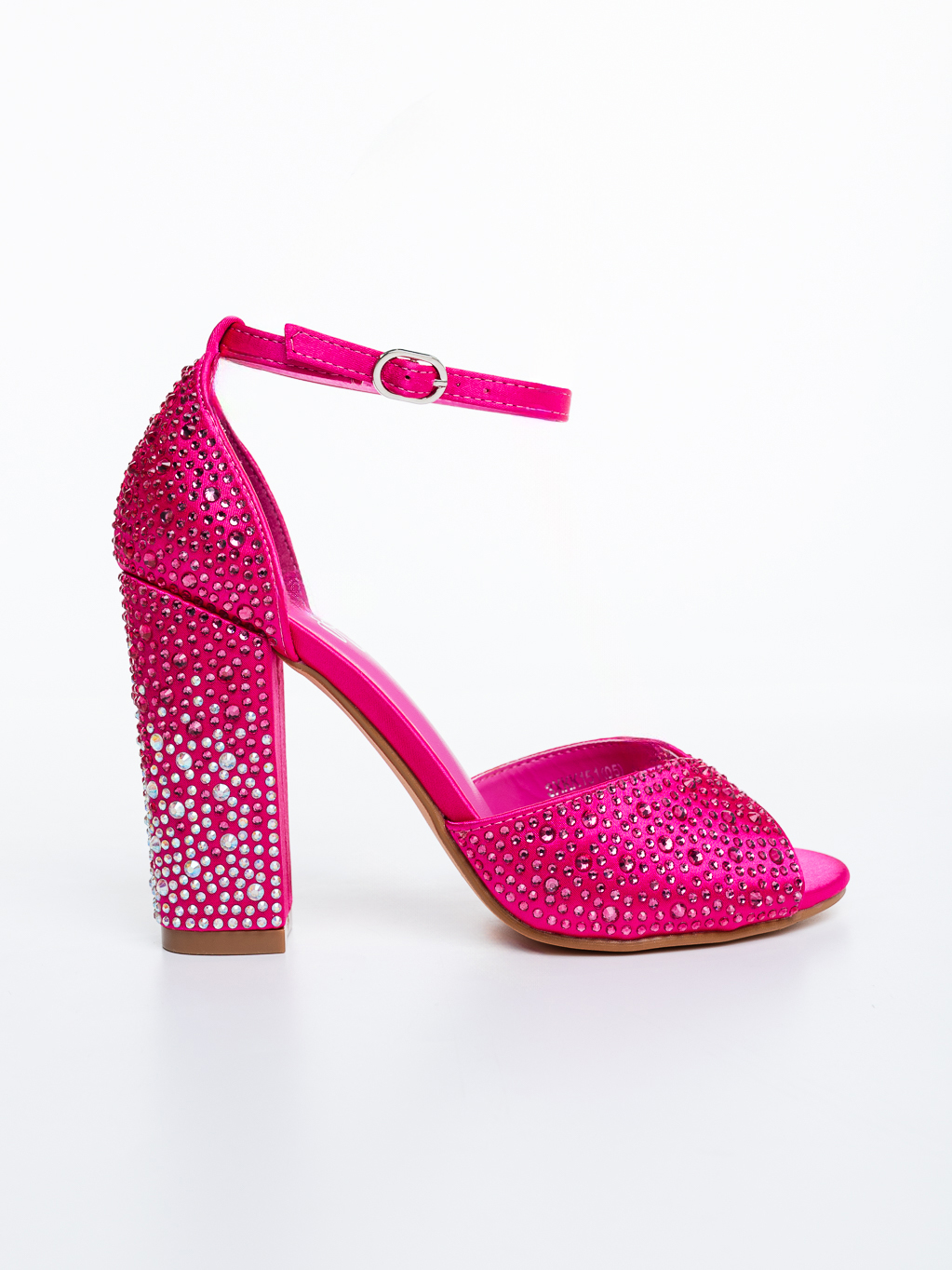 Sandale dama cu toc fucsia din material textil Vizania, 5 - Kalapod.net Sandale dama cu toc fucsia din material textil Vizania, 5 - Kalapod.net