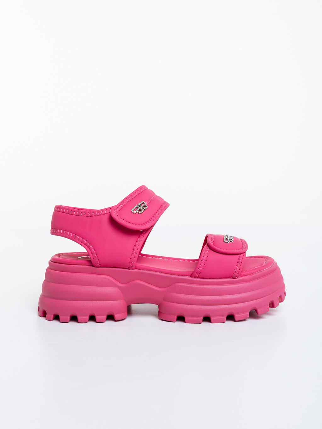 Sandale dama cu platforma roz din piele ecologica Levela, 5 - Kalapod.net Sandale dama cu platforma roz din piele ecologica Levela, 5 - Kalapod.net