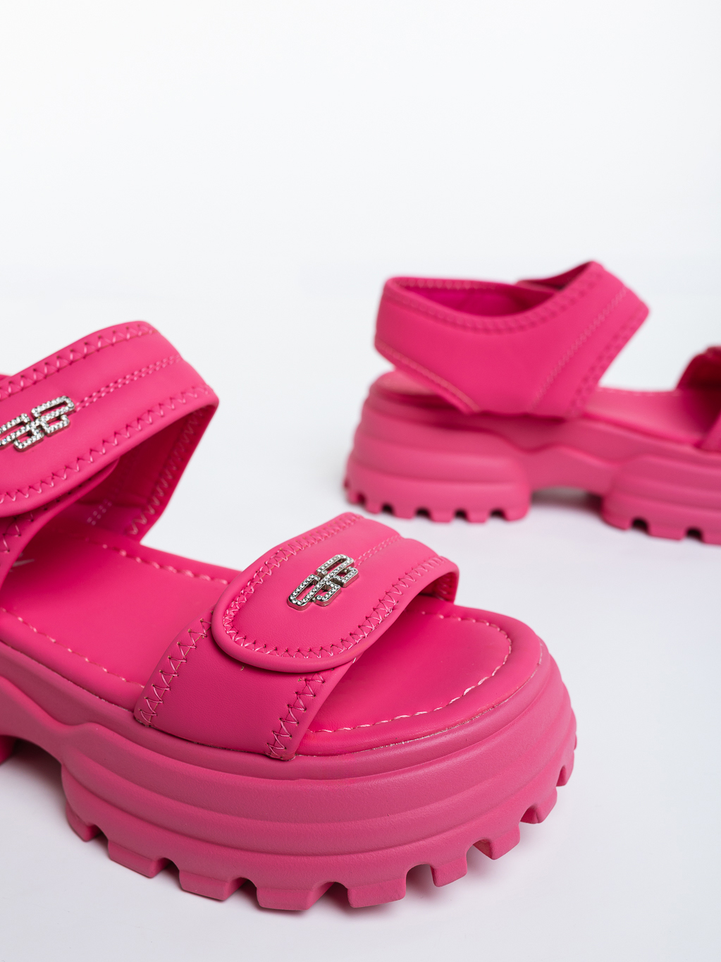 Sandale dama cu platforma roz din piele ecologica Levela, 6 - Kalapod.net Sandale dama cu platforma roz din piele ecologica Levela, 6 - Kalapod.net