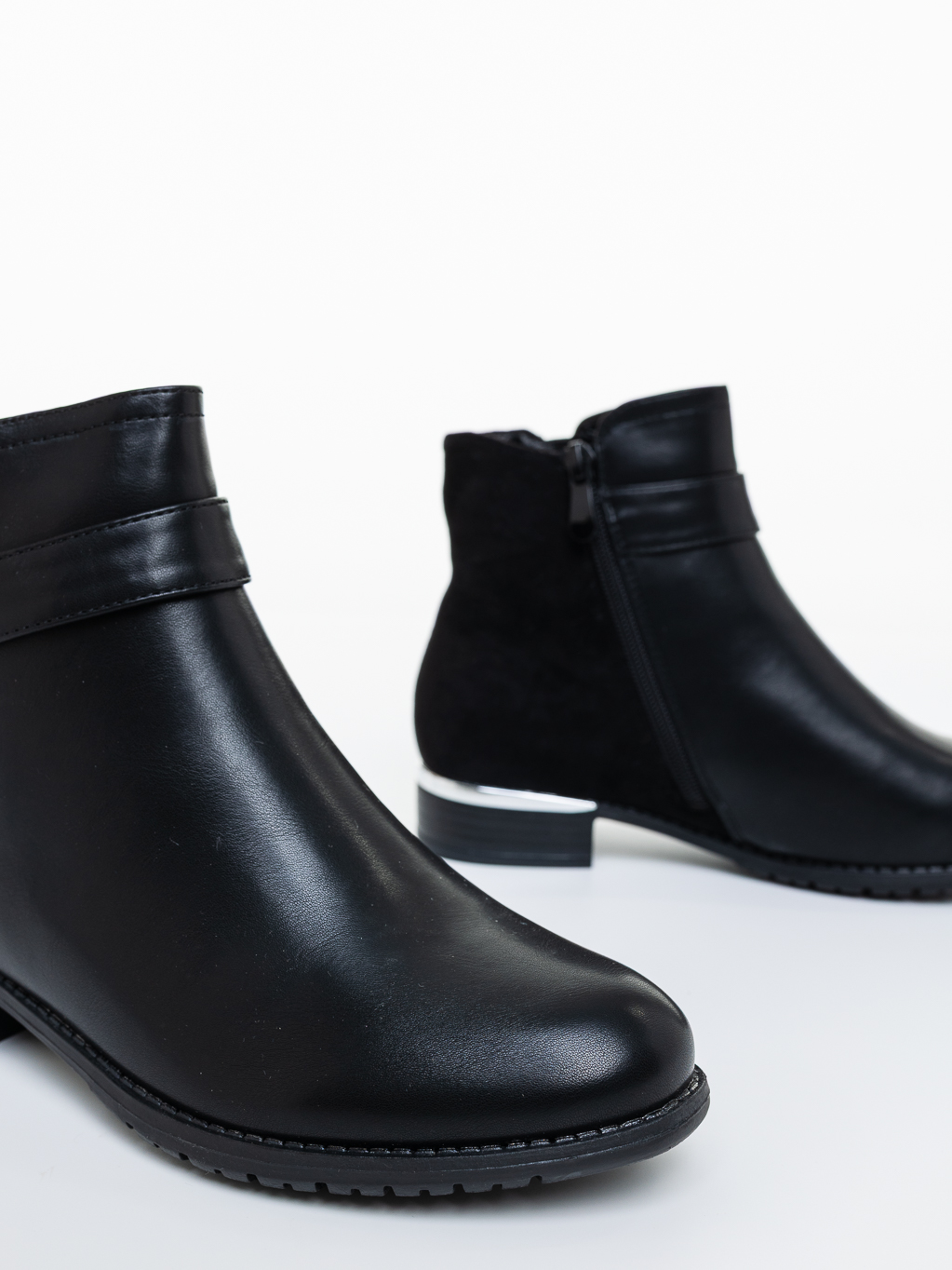 Ghete dama negre din piele ecologica Meisha, 6 - Kalapod.net Ghete dama negre din piele ecologica Meisha, 6 - Kalapod.net