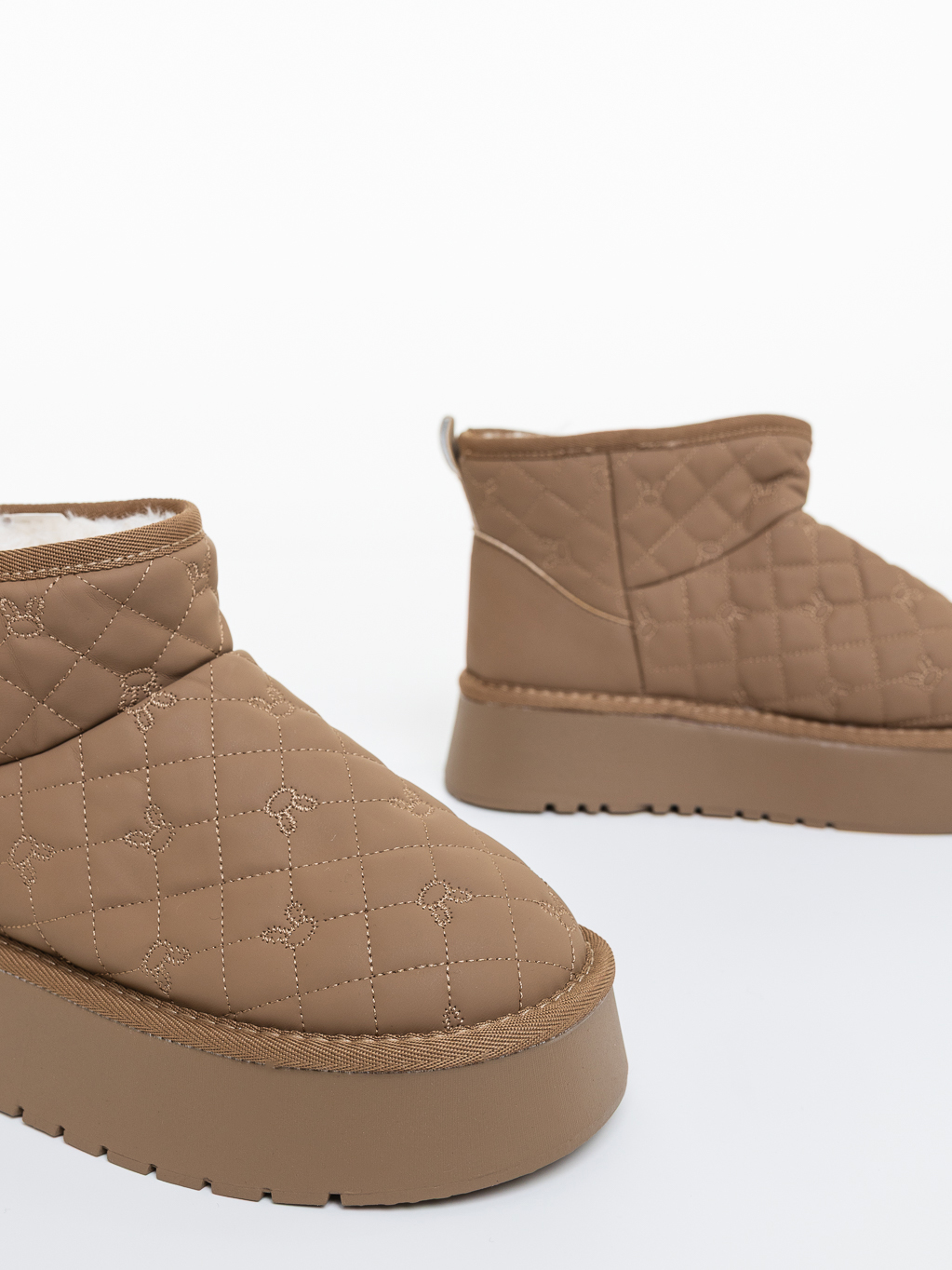 Ghete dama bej inchis din material sintetic Carama, 6 - Kalapod.net Ghete dama bej inchis din material sintetic Carama, 6 - Kalapod.net