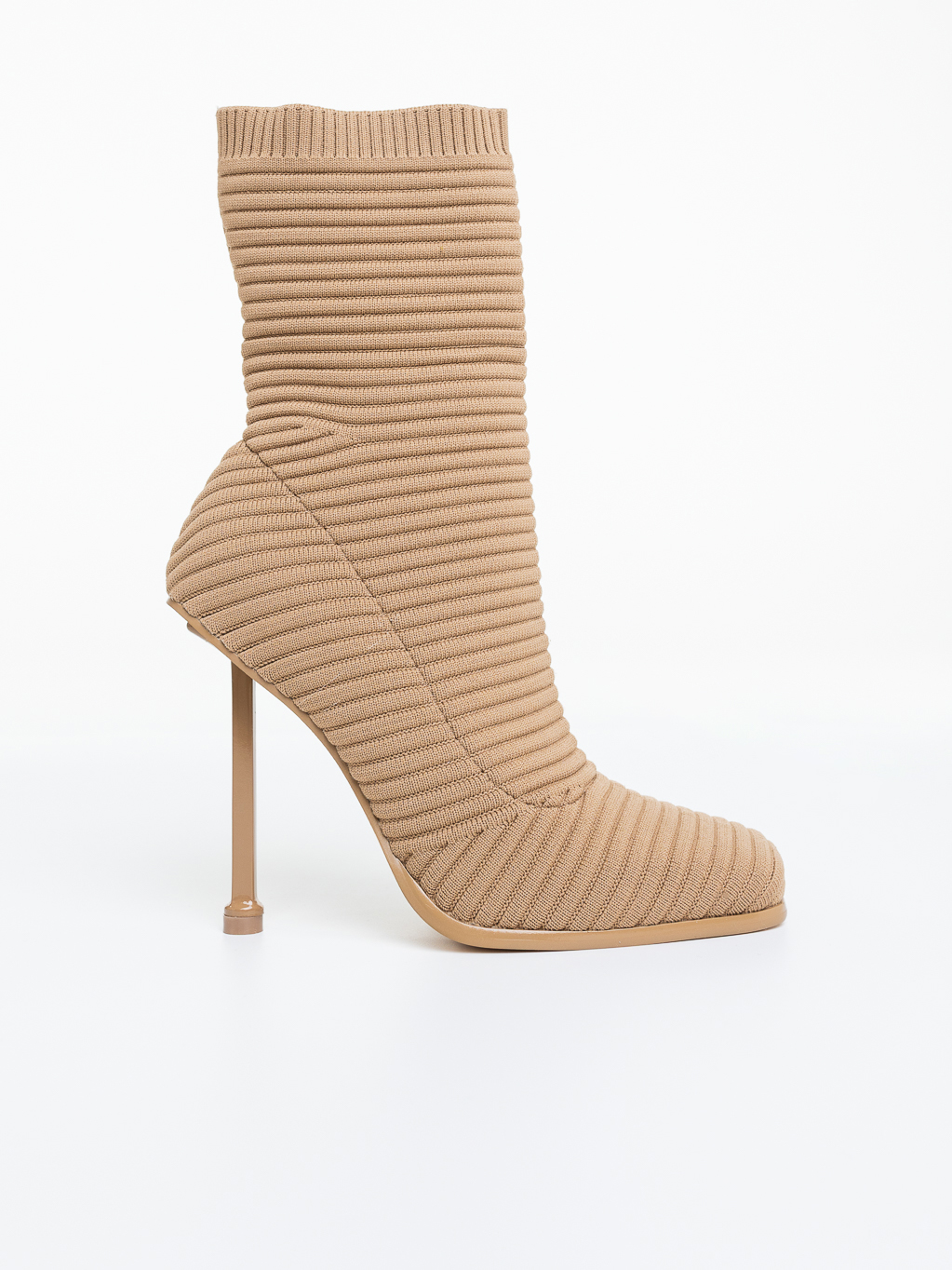 Botine dama cu toc bej inchis din material textil Maira, 5 - Kalapod.net Botine dama cu toc bej inchis din material textil Maira, 5 - Kalapod.net