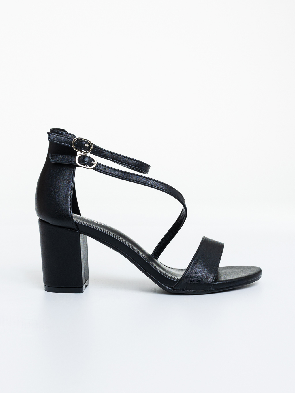 Sandale dama negre din piele ecologica Mariella, 5 - Kalapod.net Sandale dama negre din piele ecologica Mariella, 5 - Kalapod.net