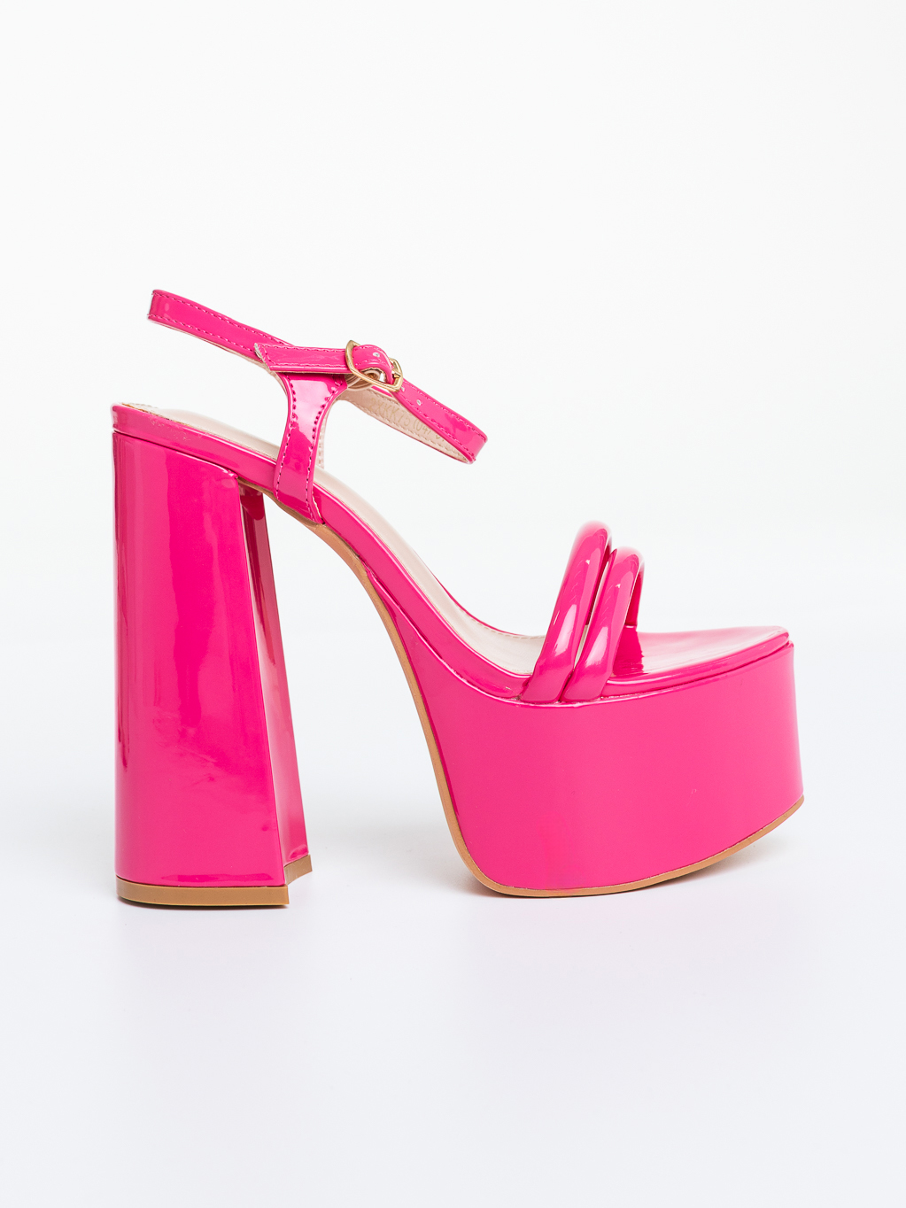 Sandale dama cu platforma roz din piele ecologica Lavita, 5 - Kalapod.net Sandale dama cu platforma roz din piele ecologica Lavita, 5 - Kalapod.net