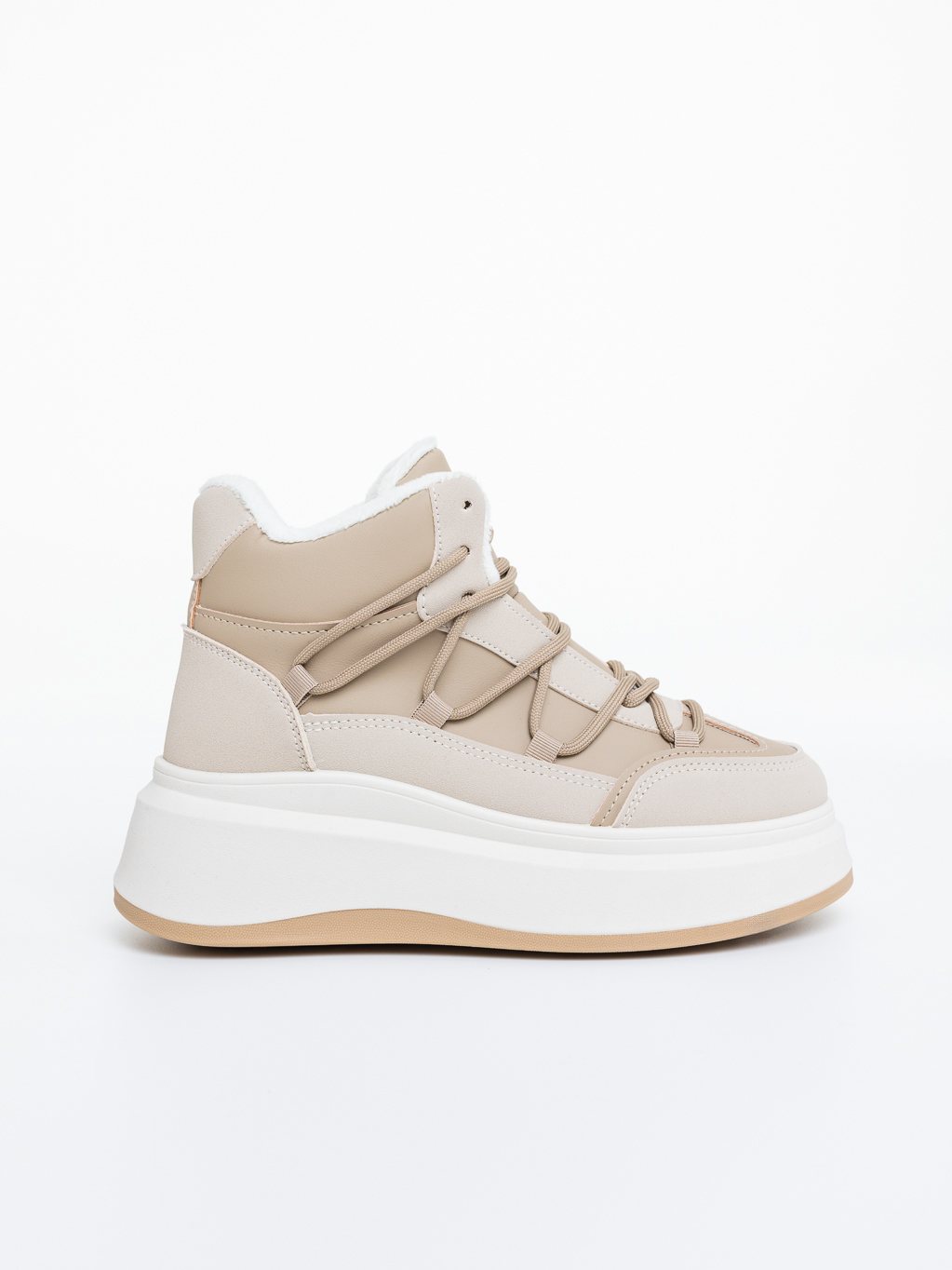 Ghete dama bej din piele ecologica Loretta, 5 - Kalapod.net Ghete dama bej din piele ecologica Loretta, 5 - Kalapod.net