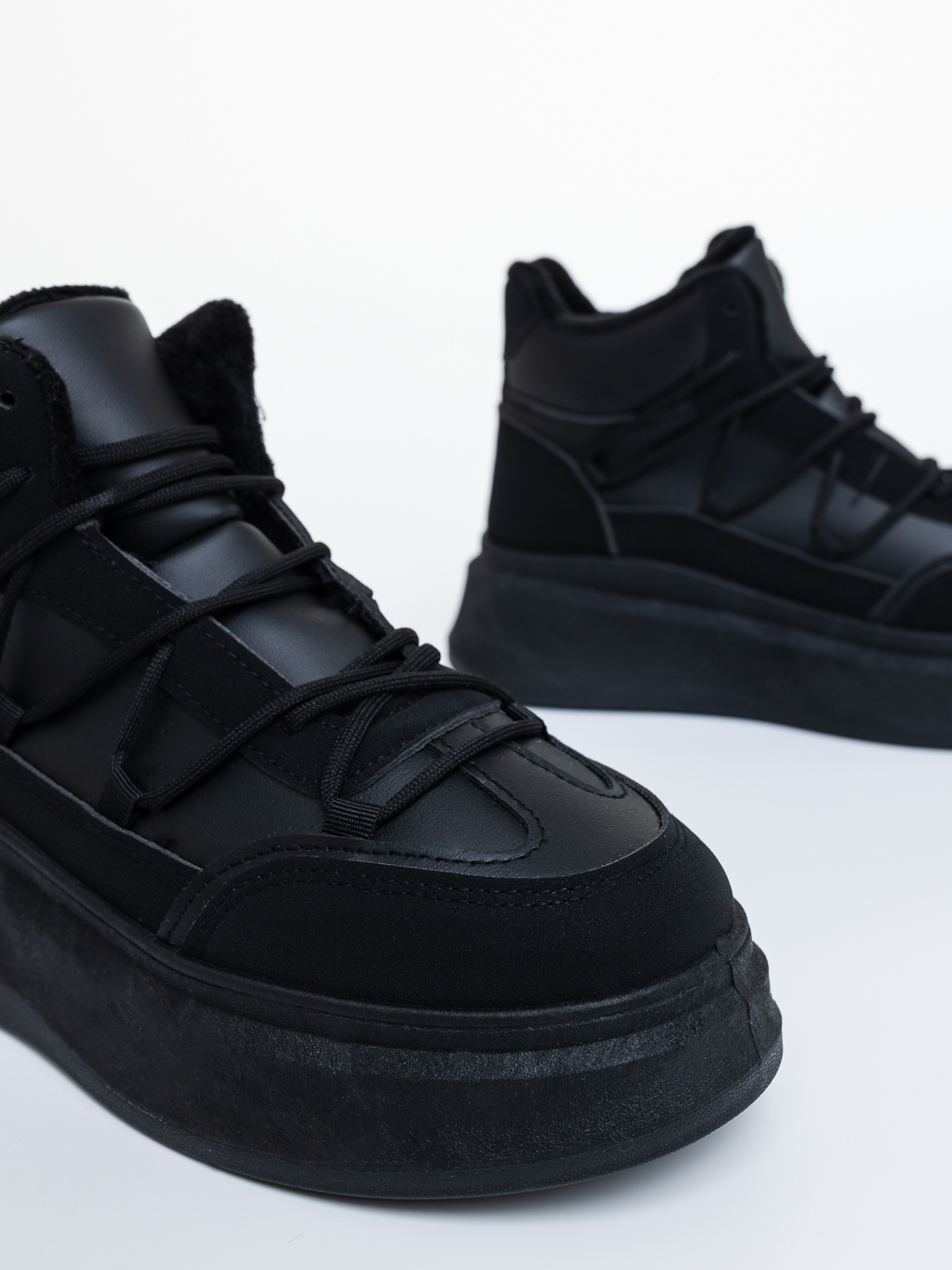 Ghete dama negre din piele ecologica Loretta, 6 - Kalapod.net Ghete dama negre din piele ecologica Loretta, 6 - Kalapod.net