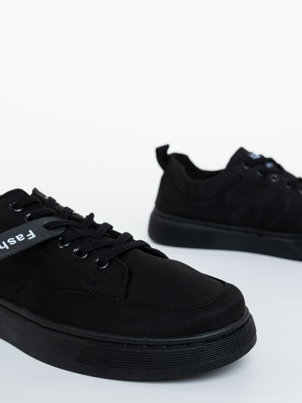 Pantofi sport barbati negri din material textil Arhan, 4 - Kalapod.net Pantofi sport barbati negri din material textil Arhan, 4 - Kalapod.net