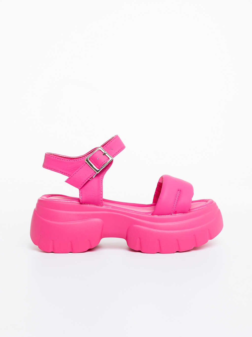 Sandale dama cu platforma roz din piele ecologica Hanika, 5 - Kalapod.net Sandale dama cu platforma roz din piele ecologica Hanika, 5 - Kalapod.net