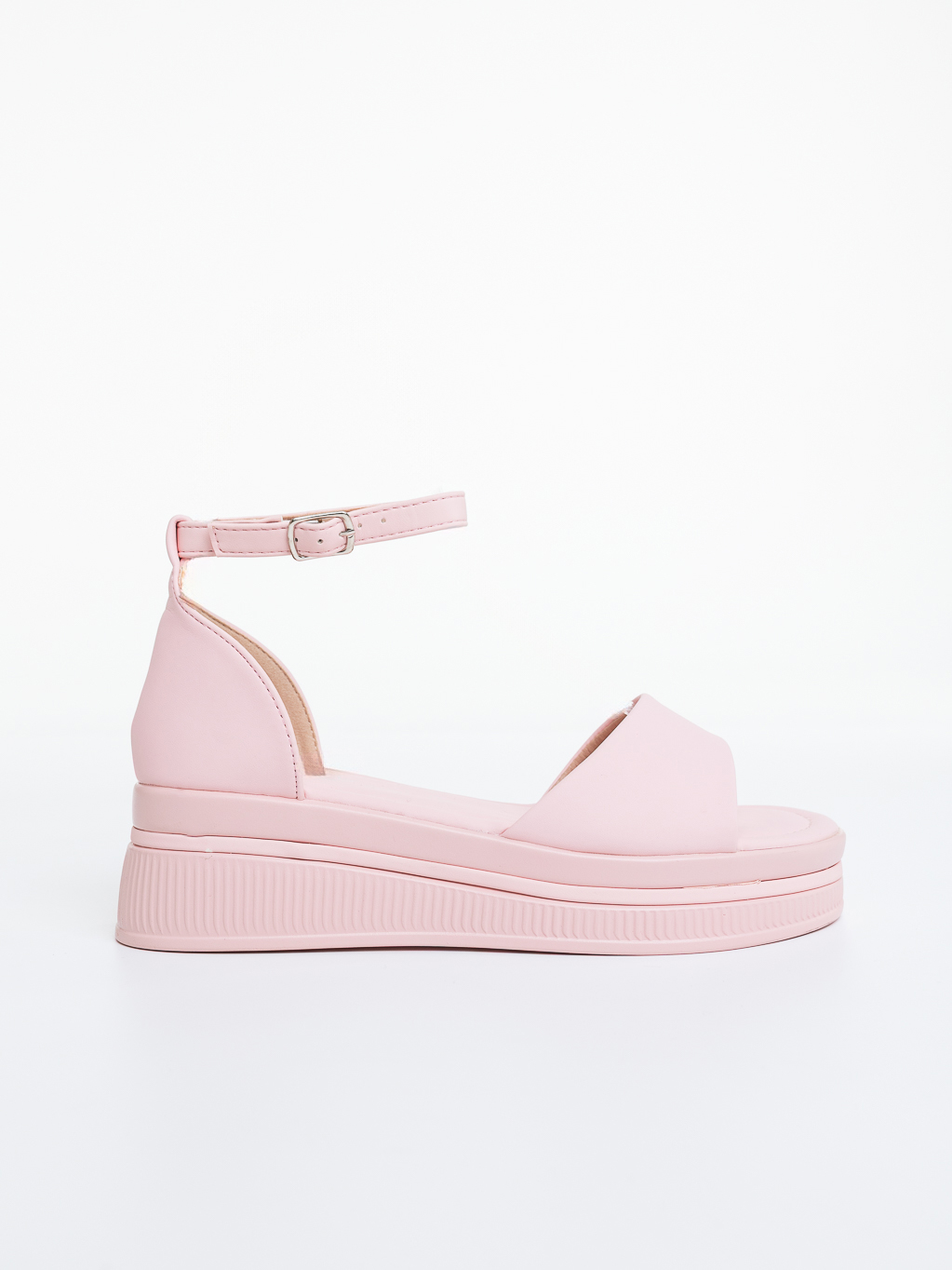 Sandale dama cu platforma roz  din piele ecologica Tasara, 5 - Kalapod.net Sandale dama cu platforma roz  din piele ecologica Tasara, 5 - Kalapod.net