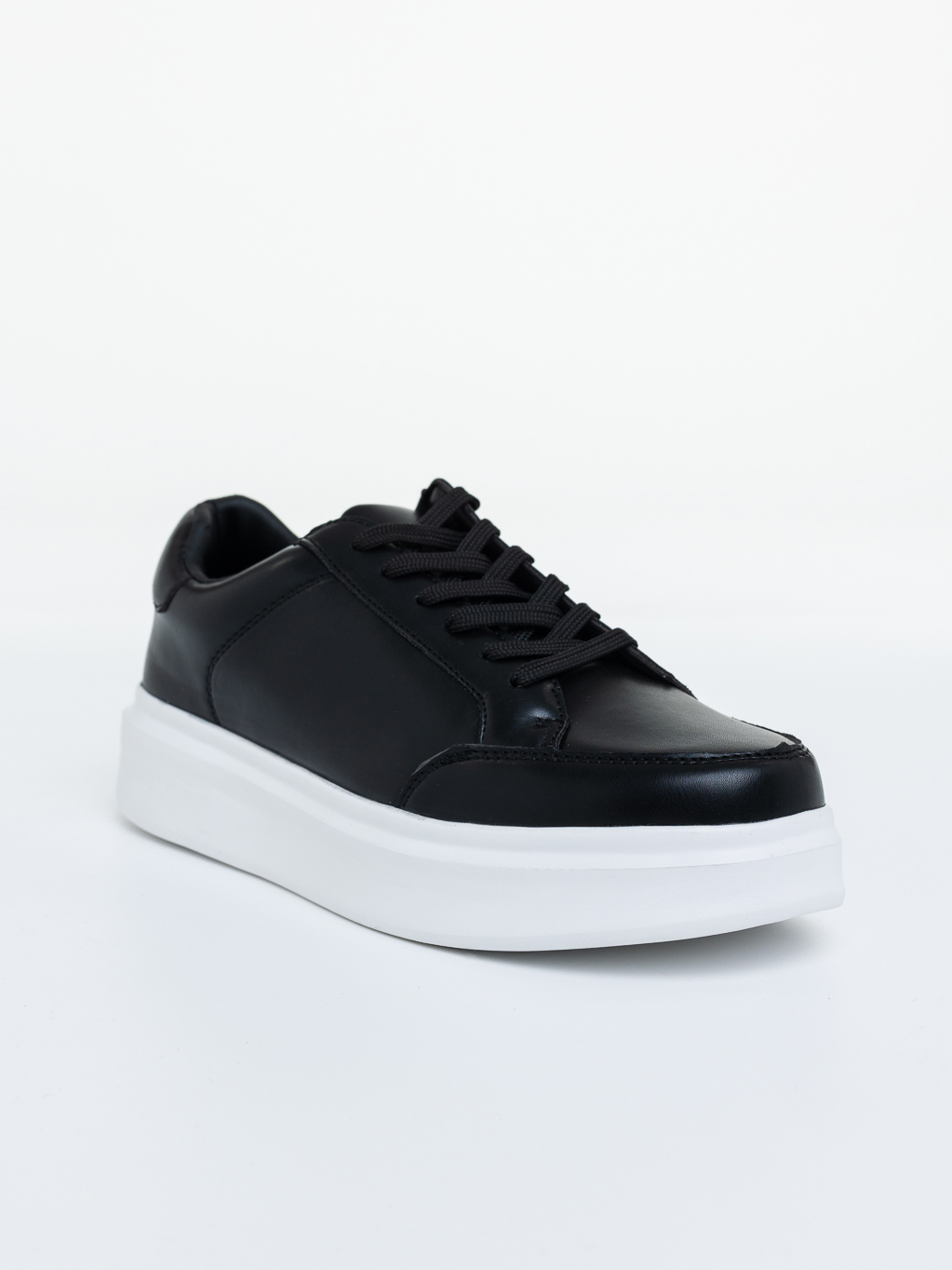 Mocasini barbati negri cu alb din piele ecologica Atticus, 2 - Kalapod.net Mocasini barbati negri cu alb din piele ecologica Atticus, 2 - Kalapod.net